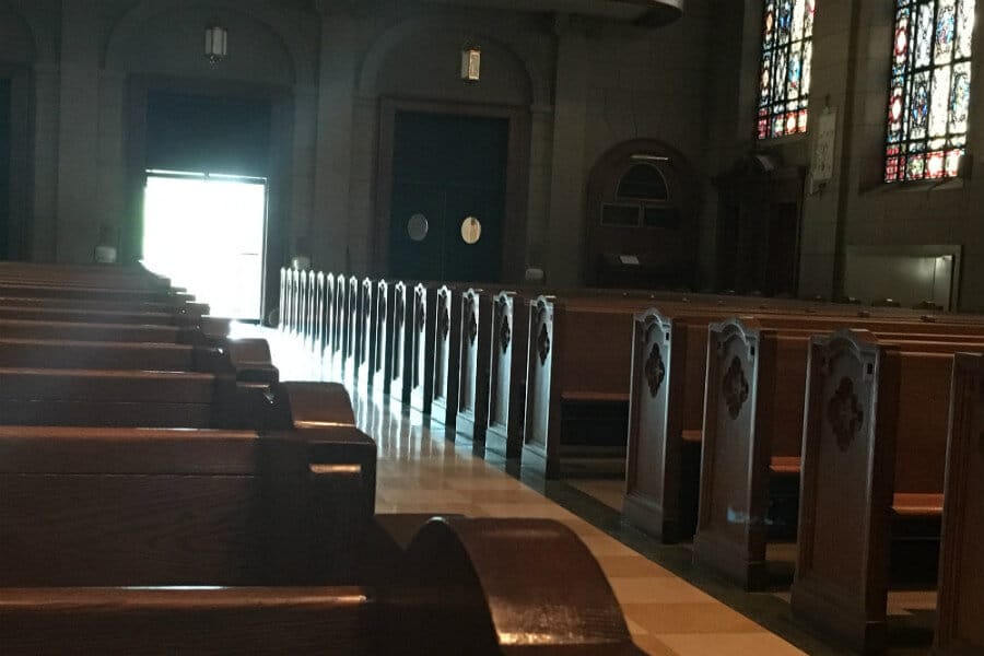Cousin visits, the miracle of popcorn, dot-to-dots, cooking every day, and local churches (7 Quick Takes)