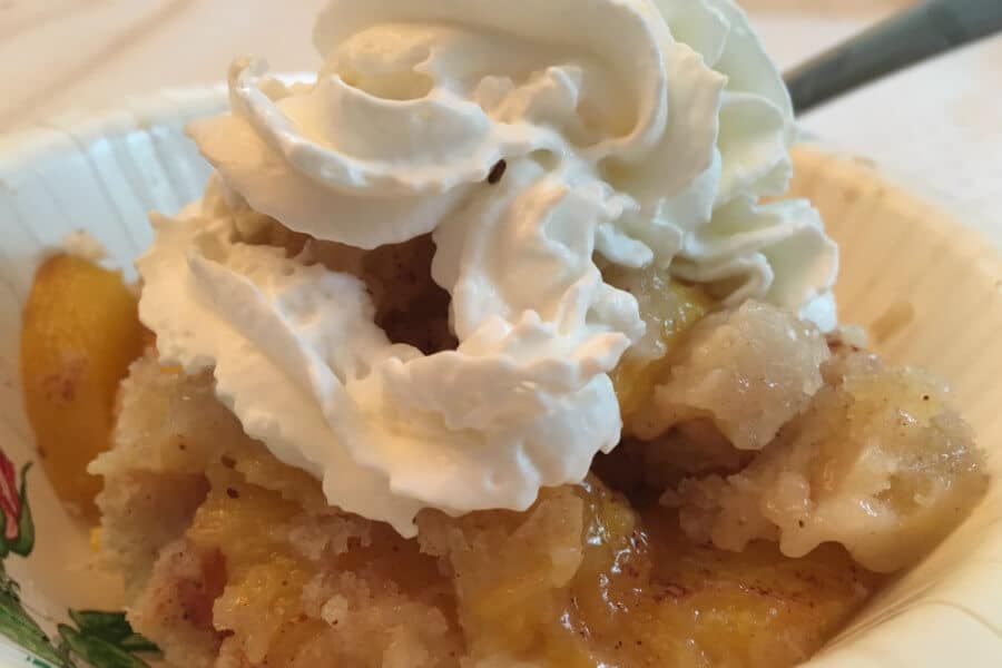 Taste summer in Baltimore with a peach cake recipe
