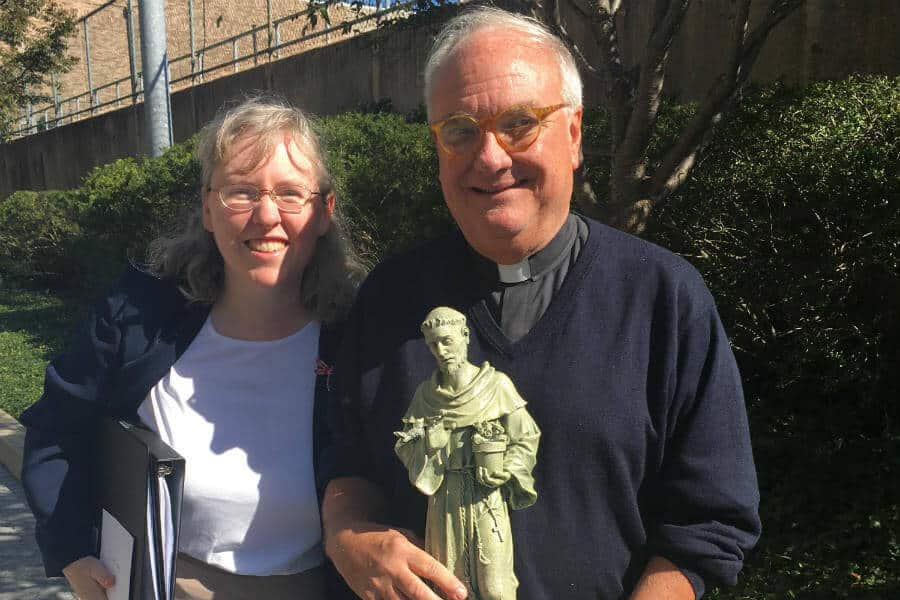 The joy of gift-giving (or a special moment on the Feast of St. Francis)