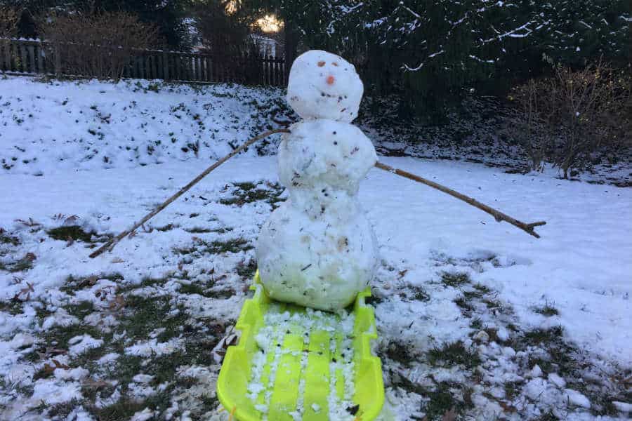 A little snow and a big idea