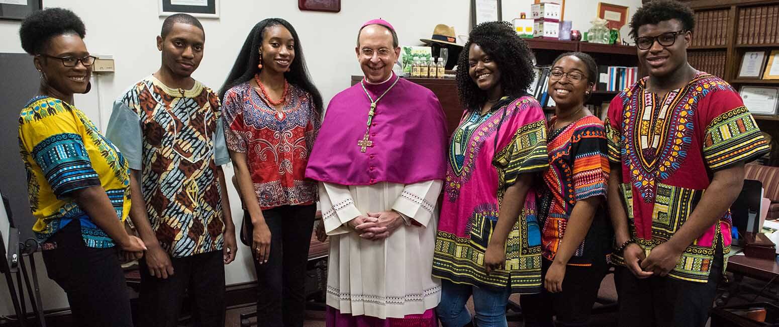 Archbishop Lori returns to Morgan State for Black History Month celebration
