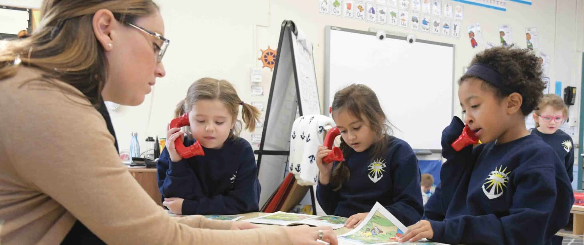 Changing places: St. Casimir School makes use of varied seating options