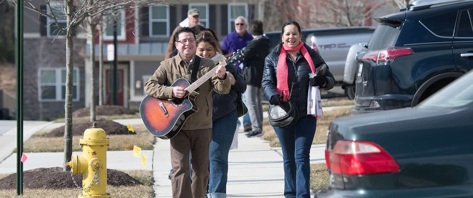Christ the King parishioners evangelize neighborhoods
