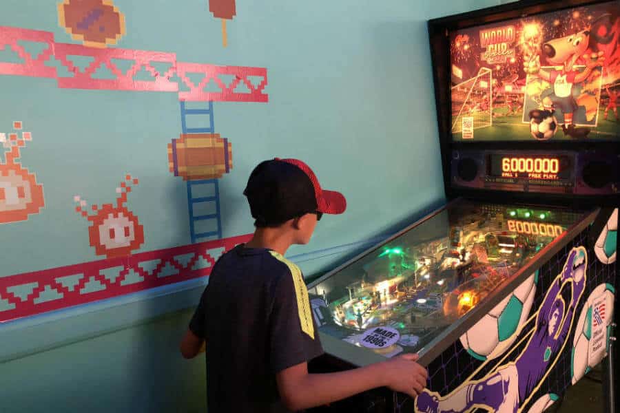 Getting our classic arcade on like Donkey Kong
