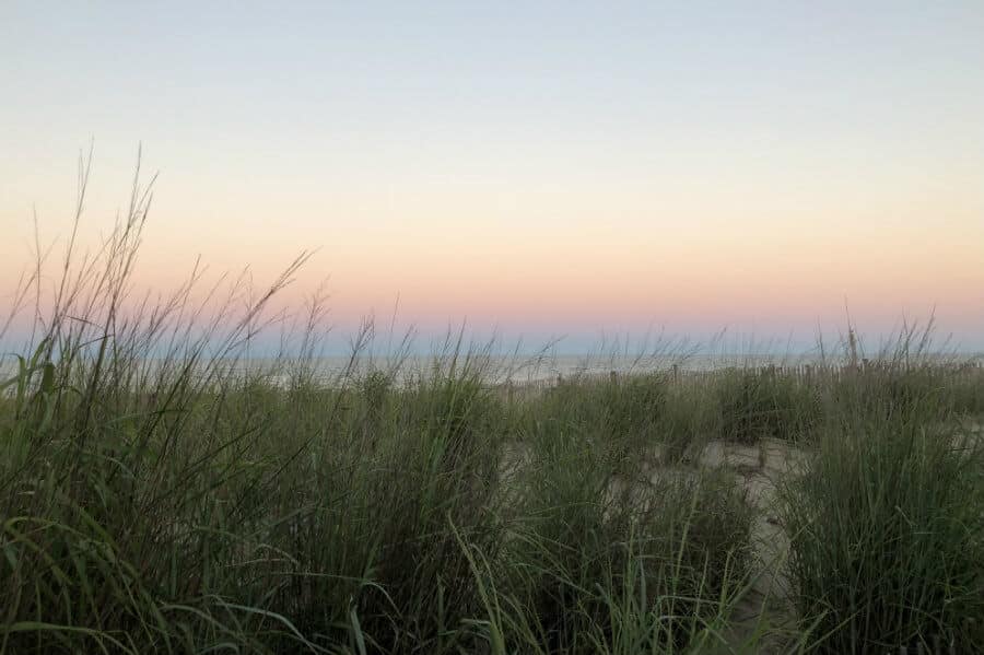 Toes in the sand and peach cake in my hand or what we did on our family beach vacation (7 Quick Takes)