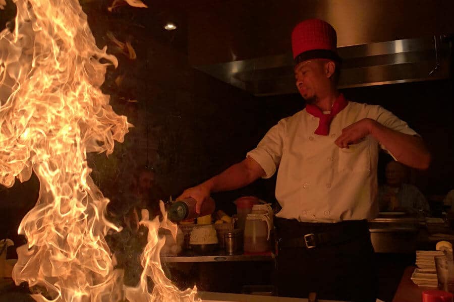 Hibachi fun, a surprise, sitters, finding a new hangout, and conference planning (7 Quick Takes)