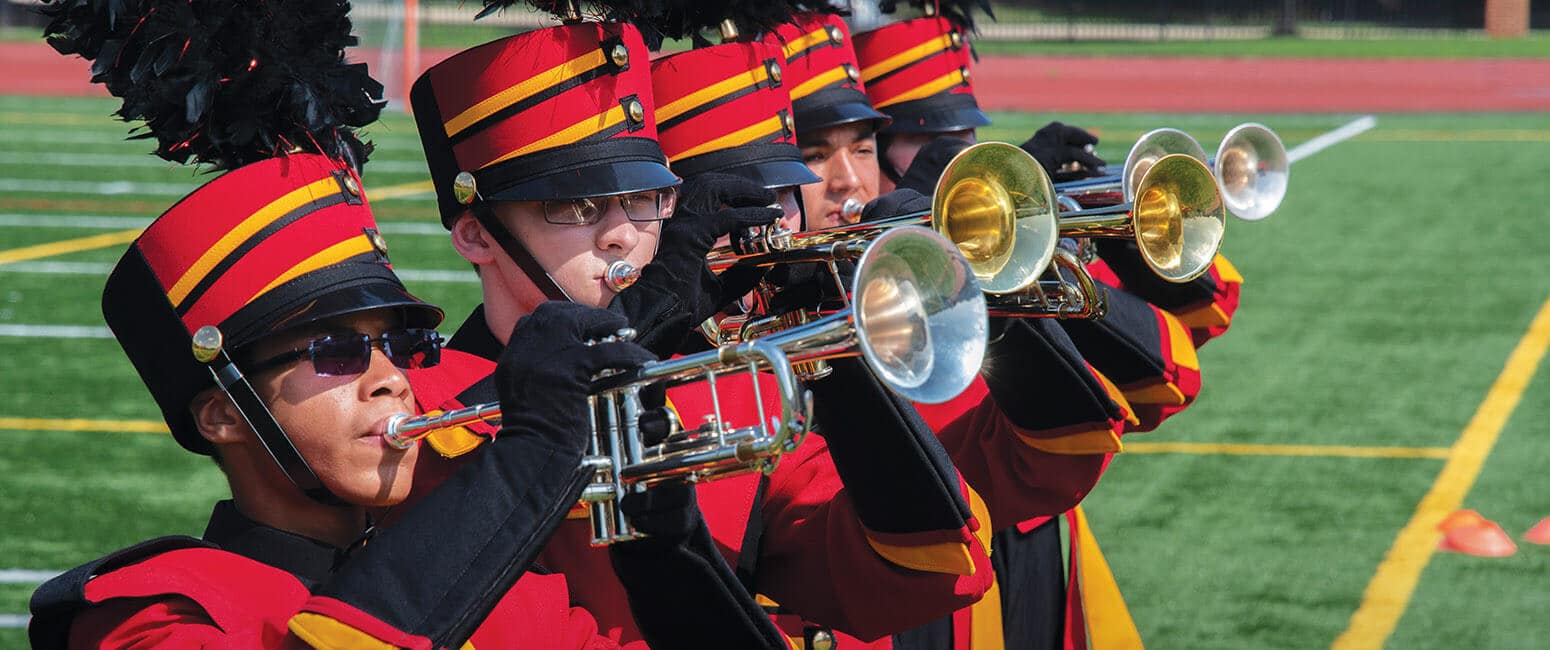 Calvert Hall’s champions include marching band