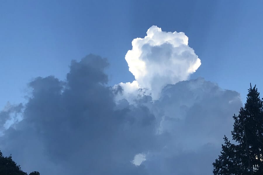 Clouds, a new school year, puzzles, fishing, when things fall apart, and more (7 Quick Takes)