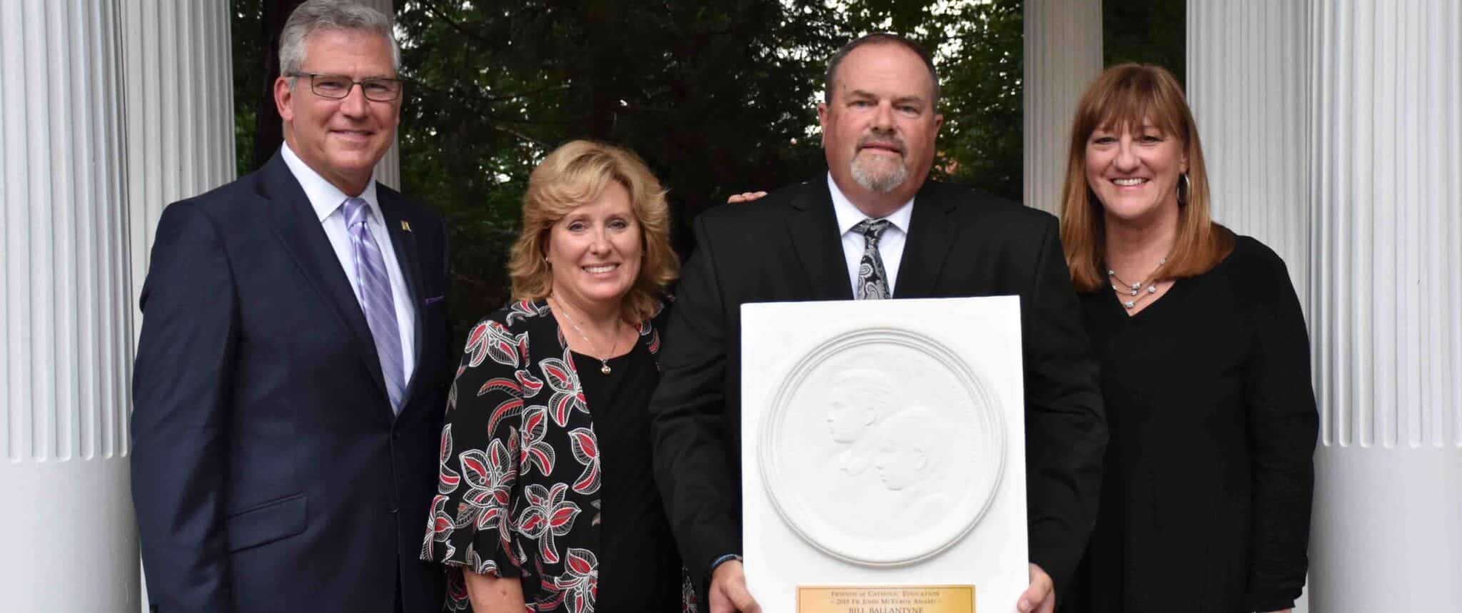 Frederick County father honored for dedication to Catholic schools