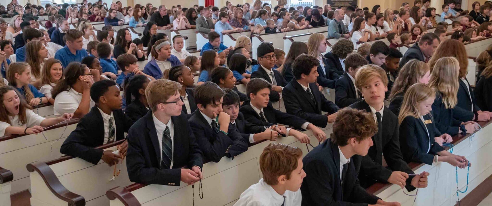 Students learn about Blessed Virgin Mary at Rosary Congress