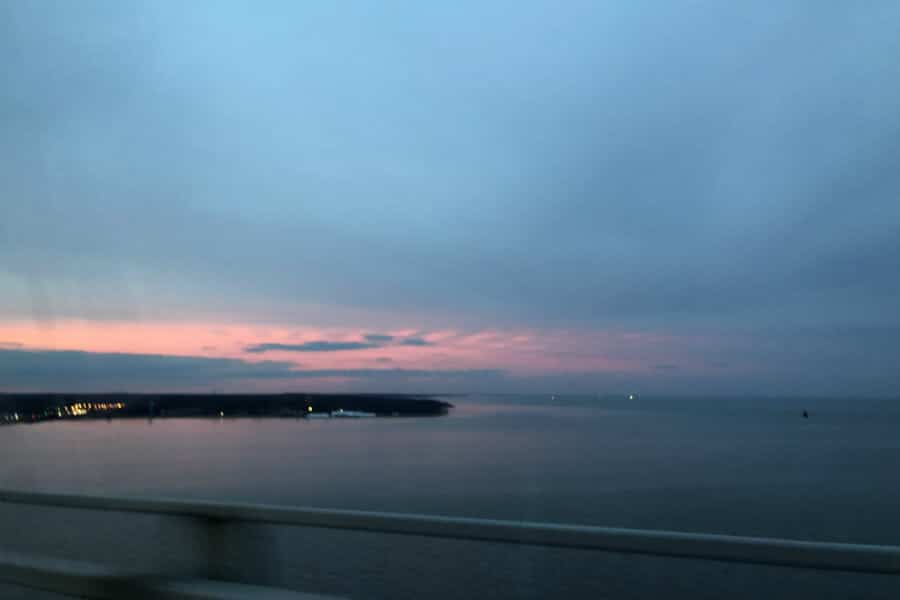 Crossing a bridge