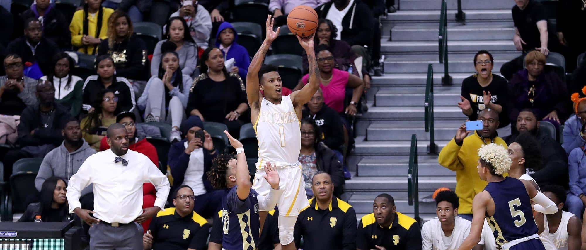 Baldwin boosts father, St. Frances Academy, with game-winning 3-pointer over Goretti in BCL final 