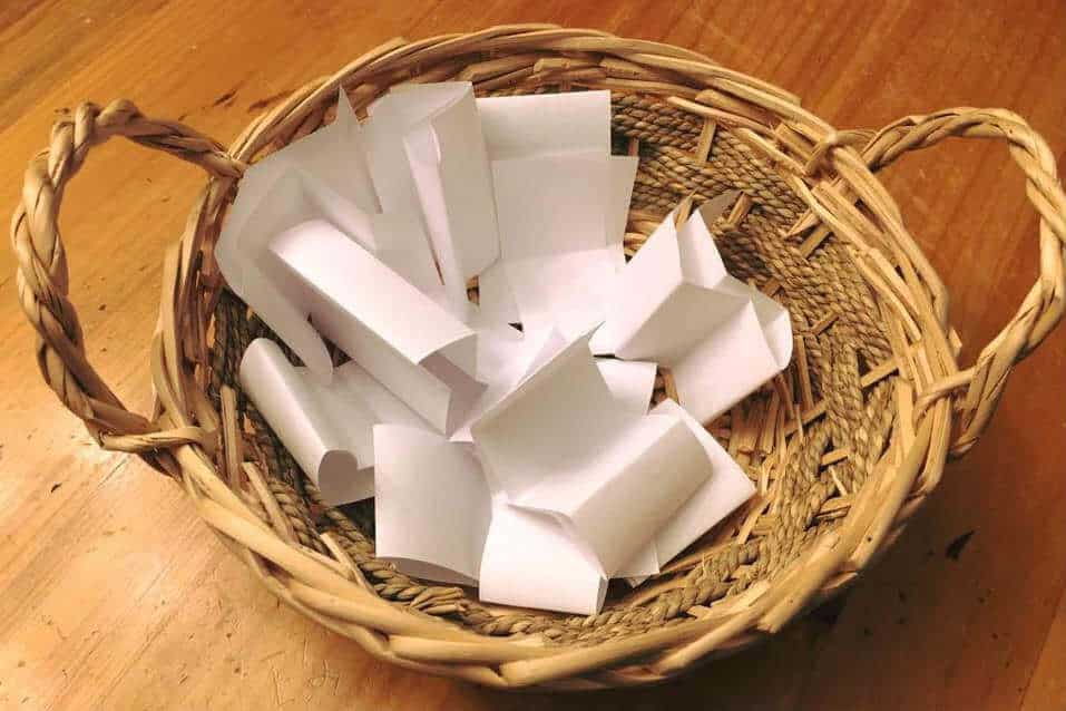 A basket of intentions for Lent, spelling words, jumbo playing cards, a Cinderella story, and more (7 Quick Takes)