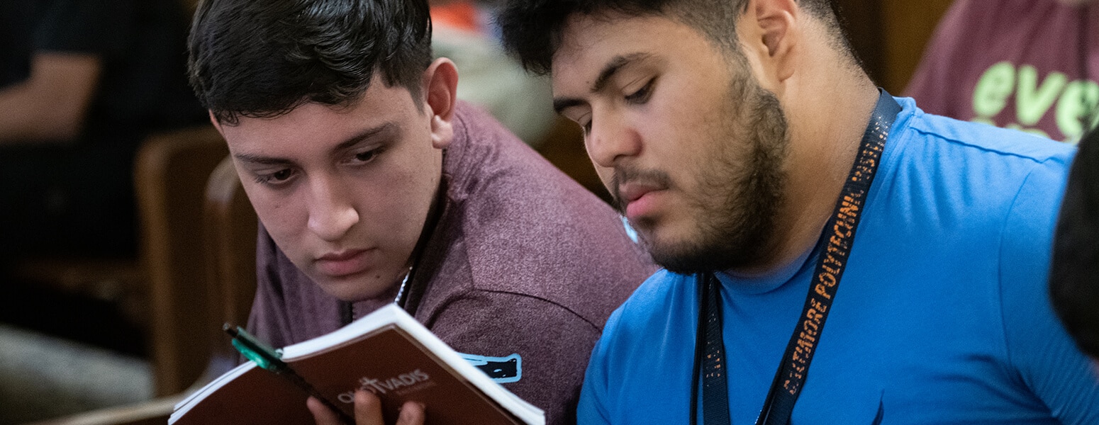 At Quo Vadis retreat, it’s easy to meet ‘new seminarian every day’