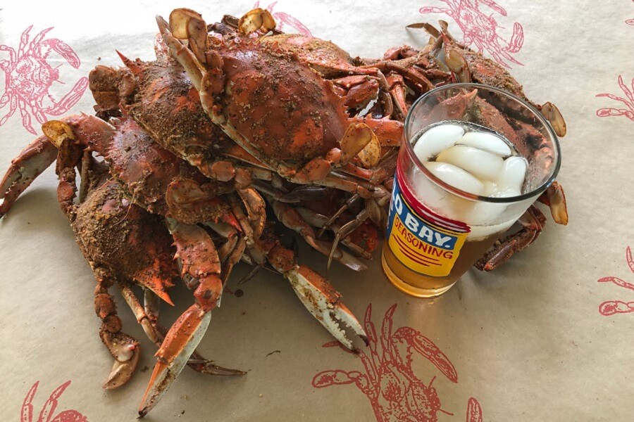 Feasting on crabs and peach cake, decorating with flyswatters, and other summer fun (7 Quick Takes)
