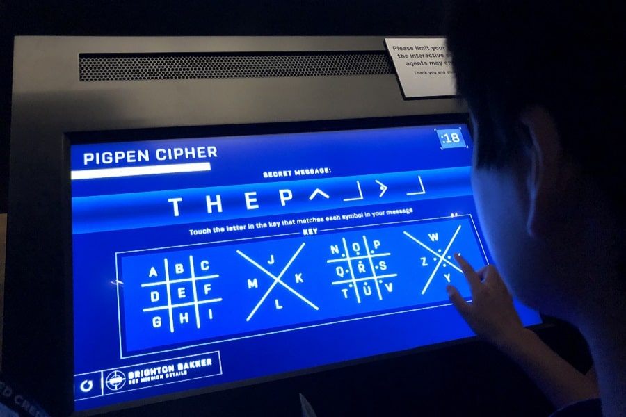 I can’t tell you what happened at the Spy Museum, but if I could…