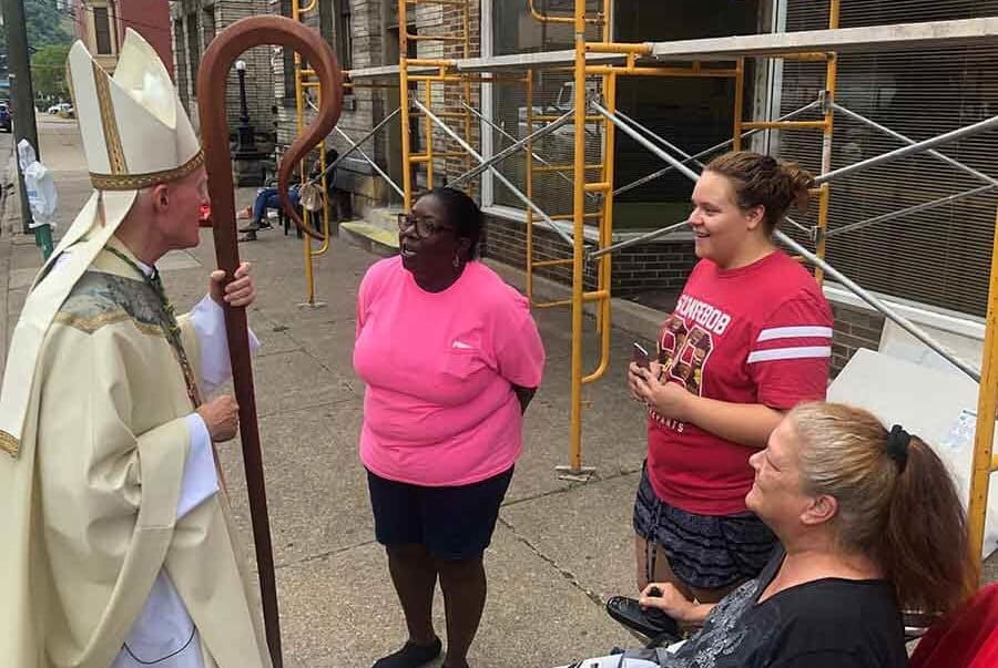 Deacon created shepherd’s crosier for Bishop Brennan