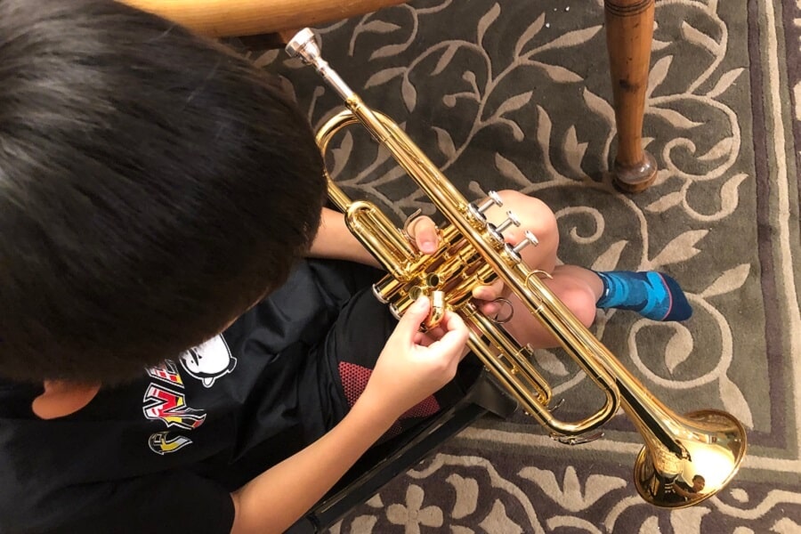 Waiting for a trumpet