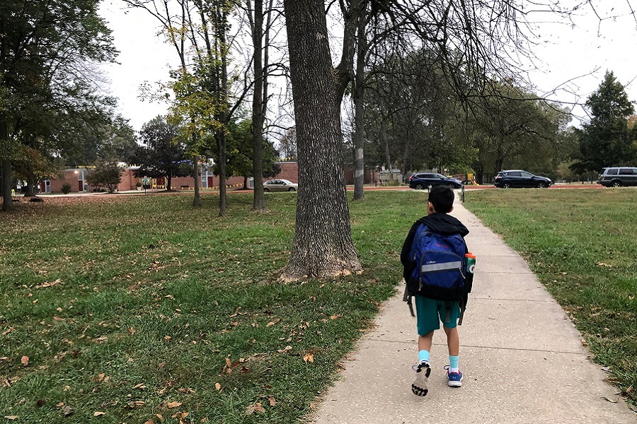 Checking in on the school year, origami for everyone, a rainbow, and the pillow everyone needs (7 Quick Takes)