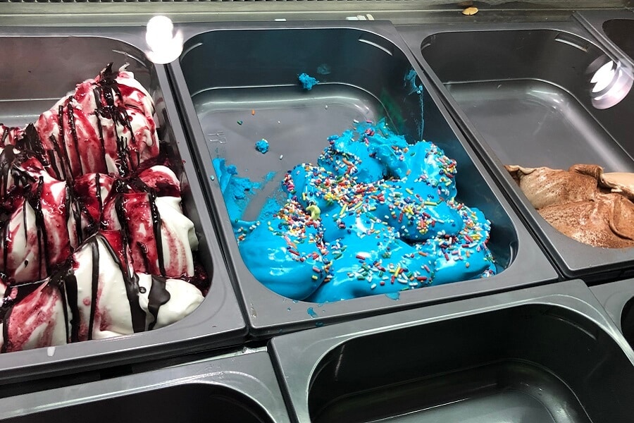 When life gives you blue ice cream with sprinkles