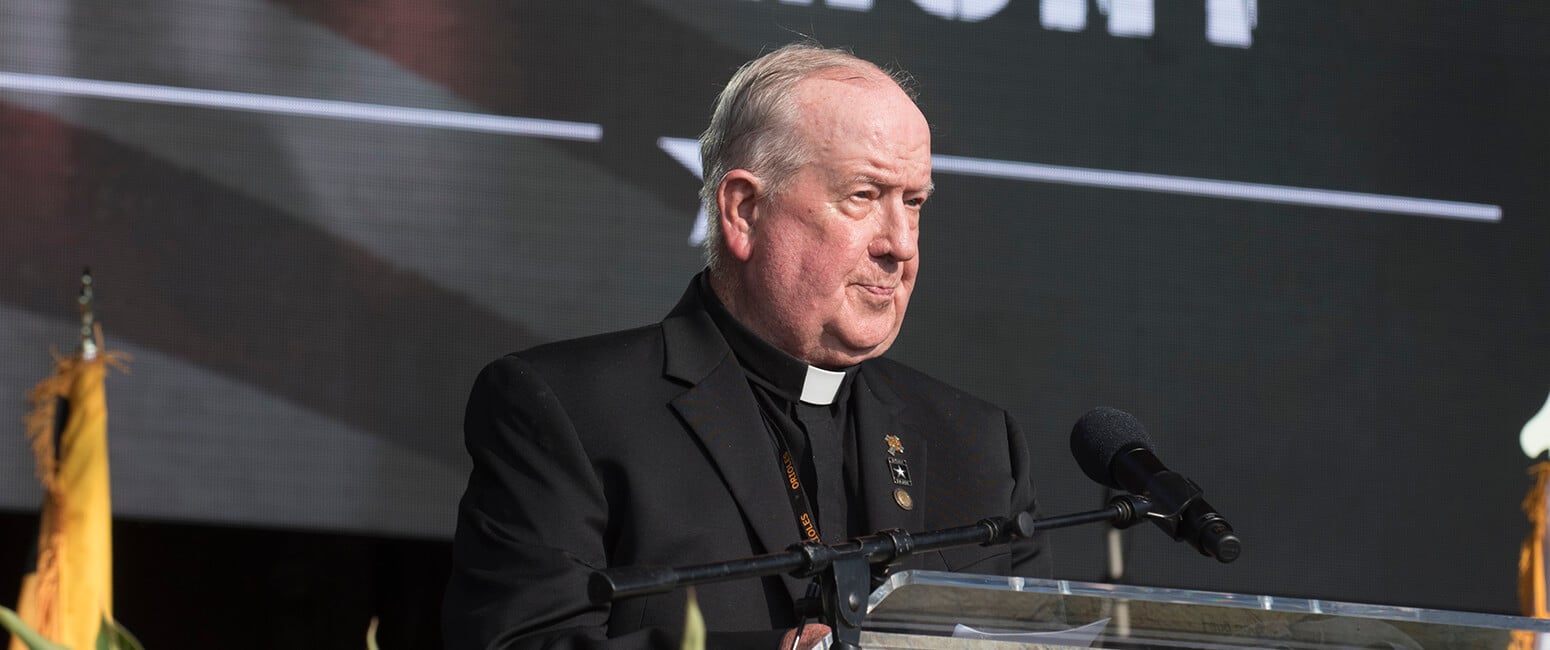 Father John Bauer, C.Ss.R, served as chaplain to soldiers in Vietnam, Orioles