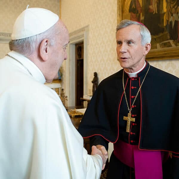 Bishop Strickland says he asked pope about McCarrick report