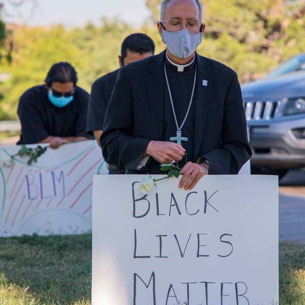 After ‘taking a knee,’ border bishop gets a call from the pope