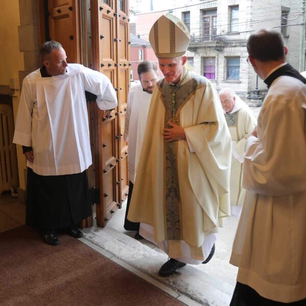 Installation for Bishop Brennan focuses on light and service