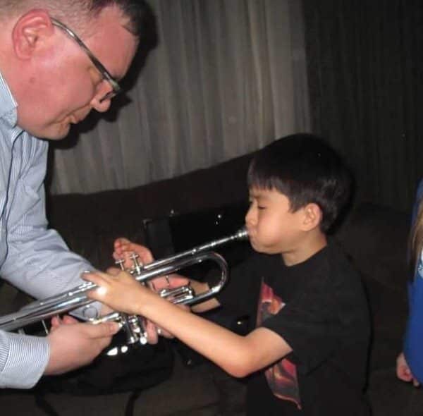 A trumpet and a lesson in trust