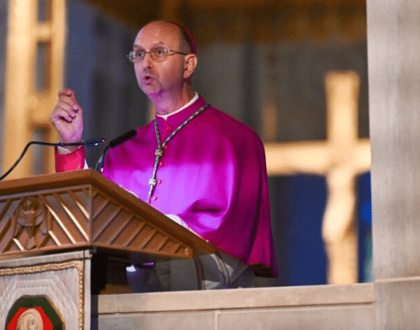 Emotional Bishop-designate Lewandowski considers selfishness versus sacrifice at vespers