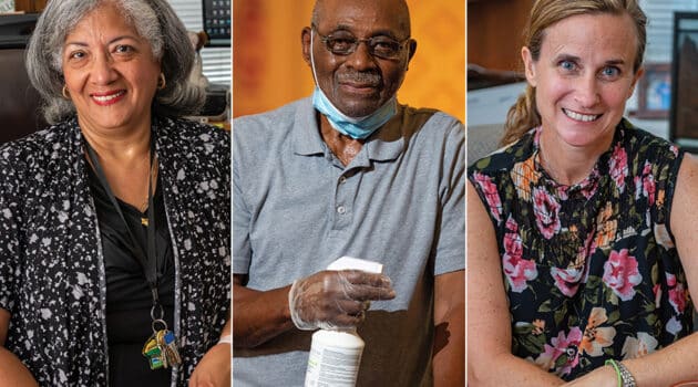 a maintenance person, St. Peter Claver, West Baltimore, were among the people who benefited from the federal Paycheck Protection Program.