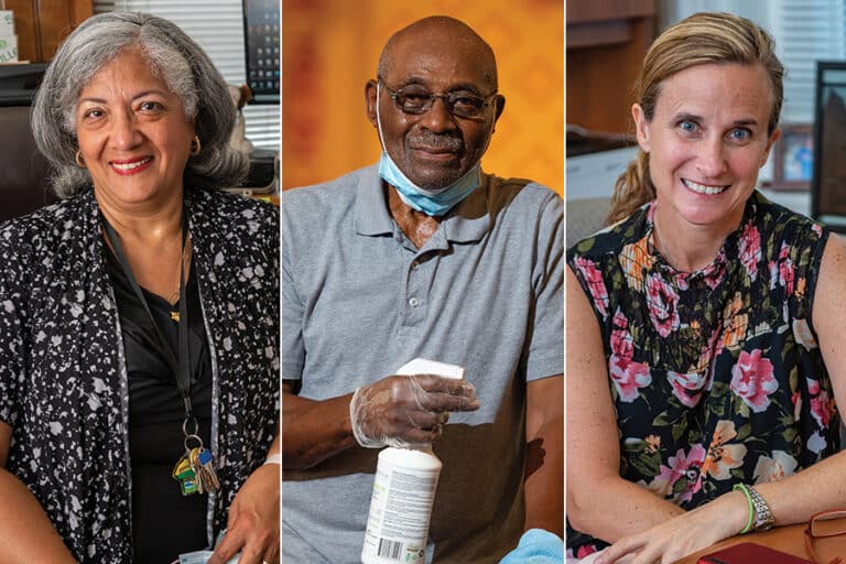 a maintenance person, St. Peter Claver, West Baltimore, were among the people who benefited from the federal Paycheck Protection Program.
