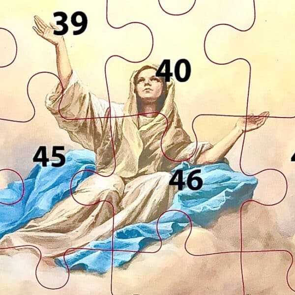 Radio fundraiser features giant puzzle of Baltimore basilica’s Mary