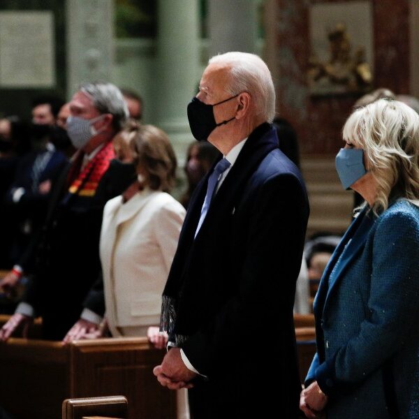 Leaders of both parties join Biden, Harris for Mass of thanksgiving