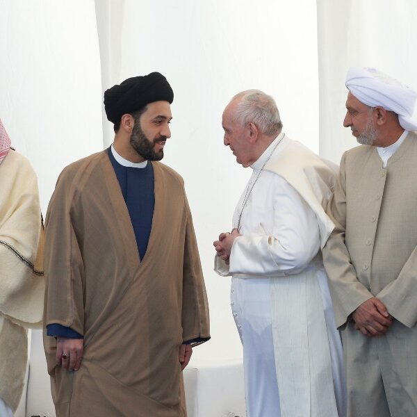 Hostility, violence are ‘betrayals’ of religion, pope says in Iraq
