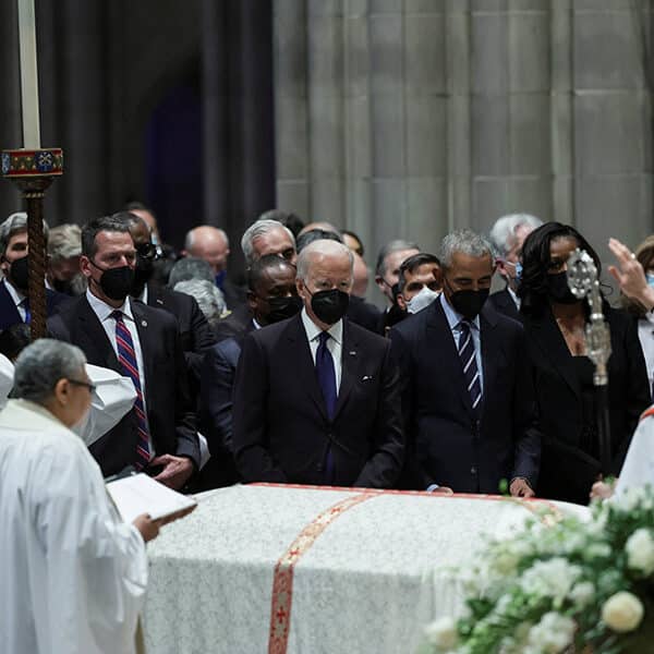 From refugee to world leader, Madeleine Albright remembered in Washington