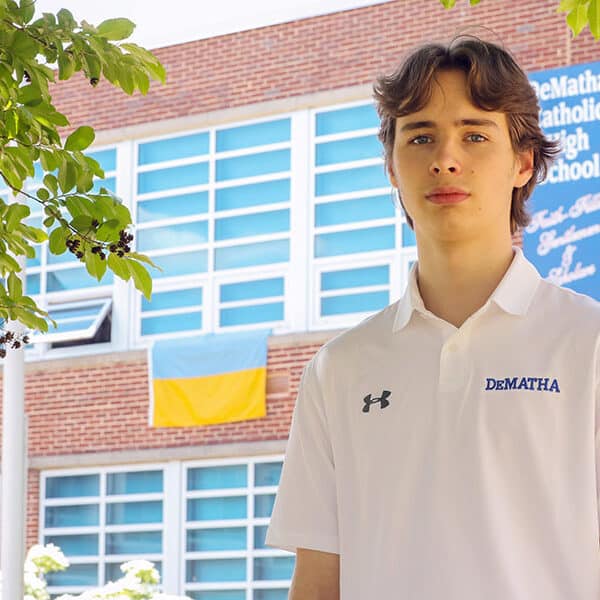 Student who fled Ukraine feels at home at Maryland Catholic high school