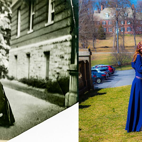 Notre Dame of Maryland students recreate 99-year-old photos