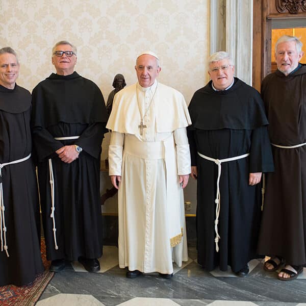 Religious brothers can be superiors of orders with priests, pope says