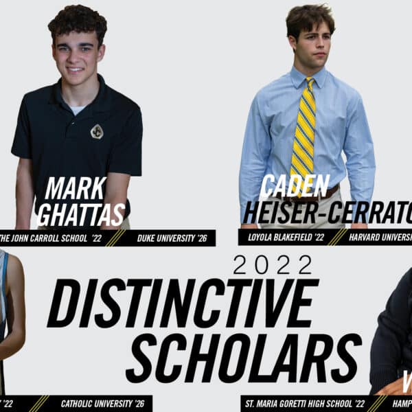 Spotlighting four Archdiocese of Baltimore Distinctive Scholars