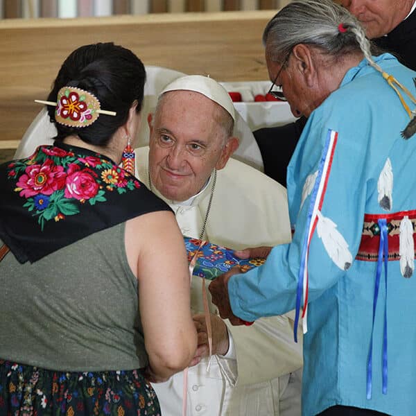 Indigenous and Catholic: One can proudly be both, pope says