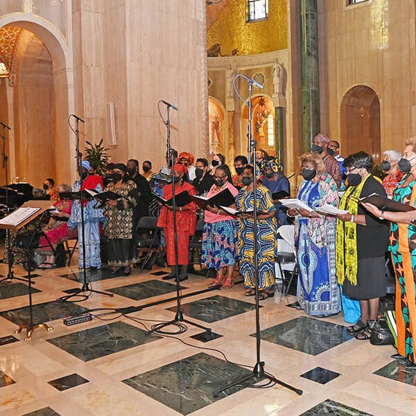 Pilgrims mark anniversary of national shrine’s Our Mother of Africa Chapel