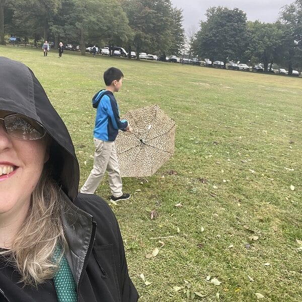 Wedding weather, archery fun, and a robot at the store (7 Quick Takes)