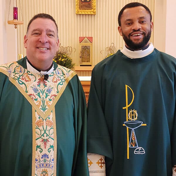 Dundalk deacon’s cherished vestments passed to new generation