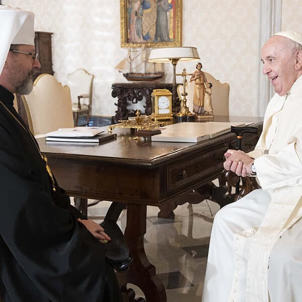 Ukrainian archbishop tells pope Russia wants to destroy, not negotiate