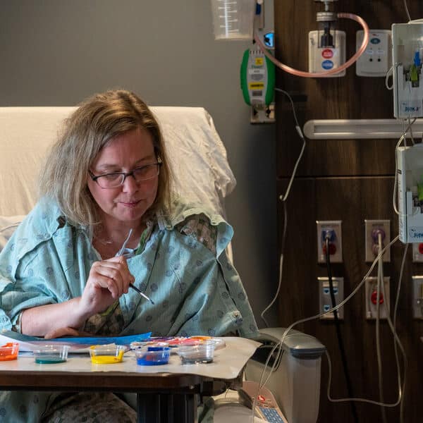 Art cart makes healing rounds at St. Joseph Medical Center