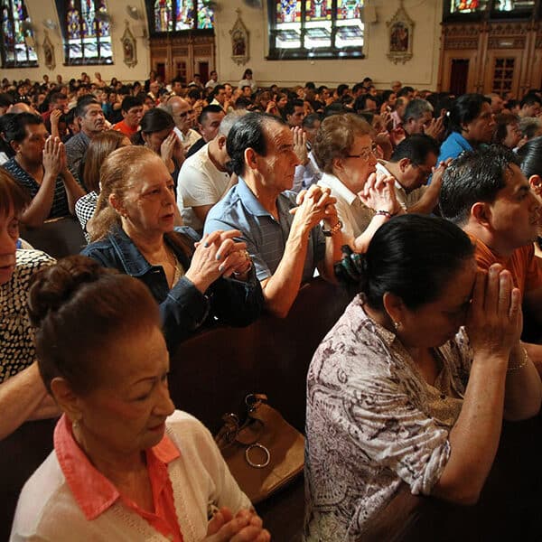 Where in the world is Catholic Mass attendance highest?