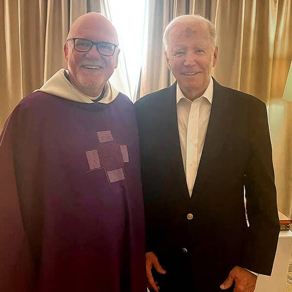 Biden attends Ash Wednesday Mass celebrated in Warsaw hotel room by anti-communist priest
