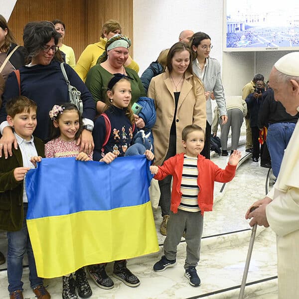 Pope marks anniversary of Russia’s ‘absurd, cruel’ war on Ukraine