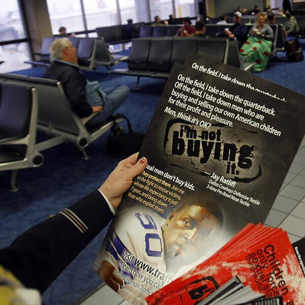 Advocates say big events like Super Bowl are good time to raise awareness of human trafficking